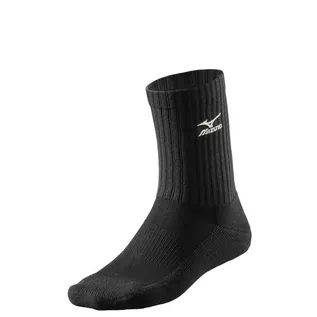 Skarpetki damskie - Skarpety Mizuno Volley Socks Medium czarne S / 35-37 - grafika 1