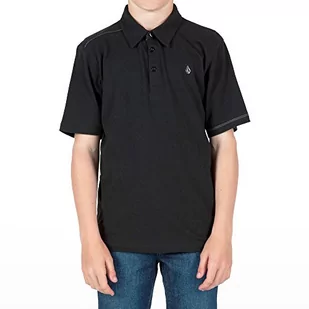Volcom Męska koszulka polo Wowzer, nowoczesna, czarna, XS - Koszulki męskie - miniaturka - grafika 1