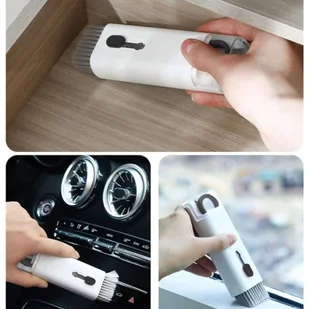 Czyścik Wielofunkcyjny zestaw czyszczący do słuchawek airpods klawiatur 7w1 Szary - Części i akcesoria do laptopów - miniaturka - grafika 9