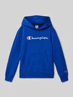 Swetry dla chłopców - Bluza z kapturem z wyhaftowanym logo - miniaturka - grafika 1