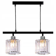 Lampy sufitowe - Nowoczesna Lampa Wisząca Żyrandol Plafon Kryształ - miniaturka - grafika 1
