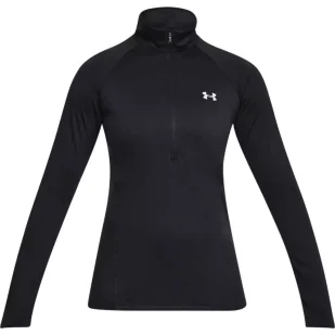 Koszulka damska Under Armour Tech 1/2 Zip - Solid - Koszulki sportowe damskie - miniaturka - grafika 6