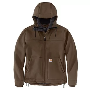 Carhartt Męska kurtka izolacyjna Super Dux Relaxed Fit Sherpa z podszewką Active, kawa, S - Kurtki męskie - miniaturka - grafika 1