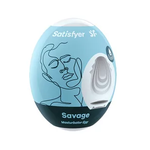 Satisfyer Satisfyer Masturbator Egg Savage - Masturbatory - miniaturka - grafika 1