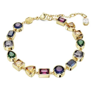 Bransoletka Swarovski Stilla złota wielokolorowa 5662925 - Bransoletki - miniaturka - grafika 1