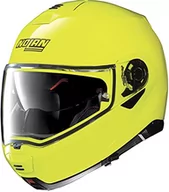 Kaski motocyklowe - Nolan N100-5 Hi-Visibility N-Com kask szczękowy XS (55) - miniaturka - grafika 1