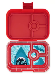 Średni prostokątny lunchbox Yumbox Panino - wow red / shark - Lunch boxy - miniaturka - grafika 1