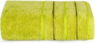 Ręczniki - Bawełniany ręcznik kąpielowy w ozdobne paski Fresh 70x140cm Lime - miniaturka - grafika 1