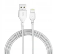 Kable USB - Kabel USB LIGHTNING NB103 1m biały 2,1A BOX Przewód do ładowania Telefonu - miniaturka - grafika 1