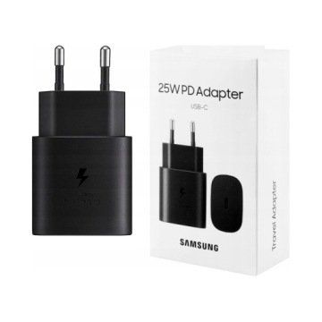 Ładowarka sieciowa Samsung Usb typ C 3000 mA 11 V czarna