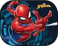 Zasłony - Zasłona boczna samochodu statyczne bardzo ciemny Spiderman 44x35 cm parasol męski pająk superbohater - miniaturka - grafika 1