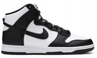 Buty sportowe męskie - Buty Nike Dunk High Black White - miniaturka - grafika 1