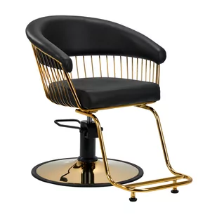 Gabbiano fotel fryzjerski Lille-M złoto czarny - Fotele fryzjerskie - miniaturka - grafika 1