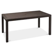 Stoły ogrodowe - Stół ogrodowy KETER Melody 17190205 Brązowy - miniaturka - grafika 1