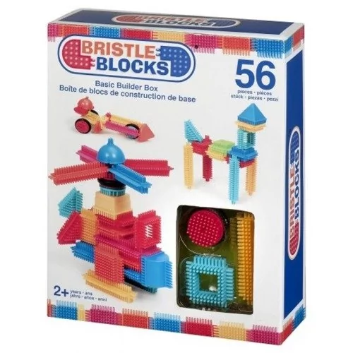 Bristle Blocks klocki Jeżyki, 56 elementów