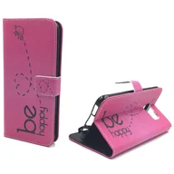 Etui i futerały do telefonów - Etui na telefon komórkowy Samsung Galaxy S7 Edge Be Happy Pink - miniaturka - grafika 1