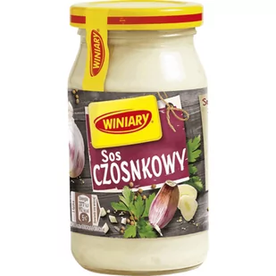 Winiary Sos czosnkowy 250ml - Sosy w słoikach - miniaturka - grafika 1