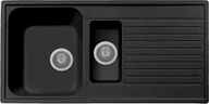 Zlewozmywaki - Zlew PLADOS ATLANTIC 99.15 CZARNY METAL (black metalik 44) (PL099144) - miniaturka - grafika 1