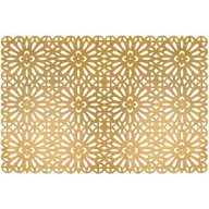 Obrusy i serwetki - Mata stołowa PVC AMBITION 45 x 30 cm Glamour Złoty (1 szt.) - miniaturka - grafika 1