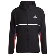 Kurtki męskie - adidas Otr JKT CB kurtka męska, czarna/raffmor/limonka/Rojaci, S - miniaturka - grafika 1