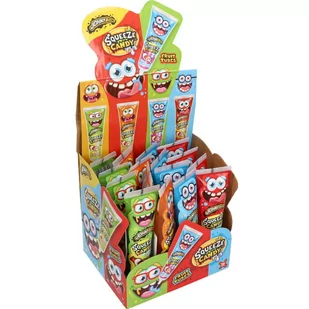 JOHNY BEE ŻEL OWOCOWY W TUBCE SQUEEZE CANDY (44G) 16SZT - Żelki - miniaturka - grafika 1