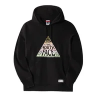 Bluzy damskie - Damska Bluza THE NORTH FACE W REGRIND HOODIE NF0A7X2QJK31 – Czarny - miniaturka - grafika 1