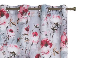 Zasłona na przelotkach FLORENS szary / 140x250 / 100% poliester - Zasłony Zasłona na przelotkach FLORENS szary / 140x250 / 100% poliester - Zasłony - miniaturka - grafika 1