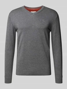 Sweter o kroju regular fit z czystej bawełny - Swetry męskie - miniaturka - grafika 1