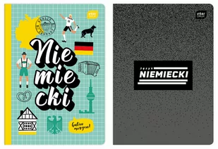 Inter-druk Zeszyt A5 60k. język niemiecki ZE90INT - Zeszyty szkolne - miniaturka - grafika 1