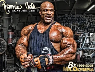 PODKŁADKA POD MYSZ Nadruk 22x18cm Ronnie Coleman kulturysta Tekst Prezent - Podkładki pod mysz - miniaturka - grafika 1