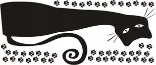 Naklejka na ścianę dla dzieci kot Kotki 15, 120x50 cm - Naklejki na ścianę Naklejka na ścianę dla dzieci kot Kotki 15, 120x50 cm - Naklejki na ścianę - miniaturka - grafika 1