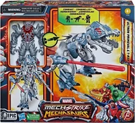 Figurki dla dzieci - FIGURKA Marvel Mech Strike Mechasaurs Ultron Primeval + T-R3X - miniaturka - grafika 1