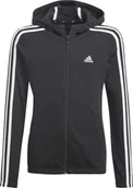 Bluzy dla dziewczynek - Adidas Bluza dziecięca ADIDAS G 3S FZ HD 170 - miniaturka - grafika 1