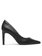 Czółenka - Calvin Klein Szpilki Pump 90 Pointy Hw Bar Lth HW0HW02527 Czarny - miniaturka - grafika 1