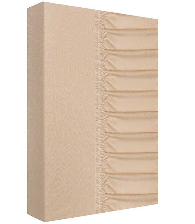 Prześcieradło, grube, jersey 100% bawełna 180x200cm kość słoniowa