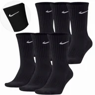 Skarpetki męskie - Nike Oryginalne Skarpety Skarpetki Wysokie 38-42 6 Par Czarne - miniaturka - grafika 1