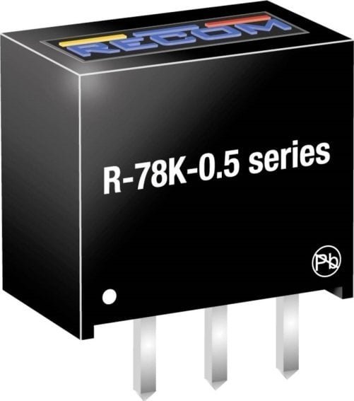 Przetwornica Benedict RECOM R-78K3.3-0.5 DC/DC-konwerter 3.3 V 0.5 A 1.65 W Zawartość 1 szt.
