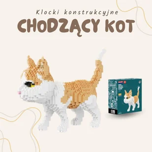 Chodzący kot Klocki 1390 el. - Klocki - miniaturka - grafika 1
