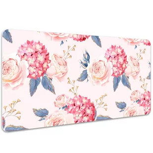 Podkładka na biurko Kwiat hortensji 100x50 cm - Podkładki na biurko - miniaturka - grafika 1