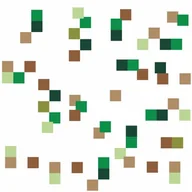 Naklejki na ścianę - Naklejki na ścianę Minecraft, Creeper, Piksele Kwadraty, dla gracza 142NW - miniaturka - grafika 1