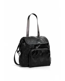 Desigual Women's Accessories PU plecak średni, czarny, jeden rozmiar - Torebki damskie - miniaturka - grafika 1