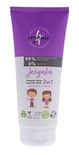 4organic 4organic Pielęgnacja ciała Szampon i żel do mycia dla dzieci 2w1 Jeżynka 200 ml - Kosmetyki kąpielowe dla dzieci - miniaturka - grafika 1