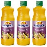 Syropy i koncentraty owocowe - Sunquick Koncentrat napoju marakuja Zestaw 3 x 580 ml - miniaturka - grafika 1