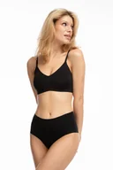 Biustonosze - Biustonosz Infinity Soft Bra Czarny (Rozmiar L) - miniaturka - grafika 1