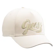 Czapki damskie - Damska Czapka z daszkiem GUESS CLAUDIE CAP W4YZ00WEGD0-G1E0 – Beżowy - miniaturka - grafika 1