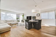 Lampy sufitowe - Lampa wisząca nad stół z marmurowym abażurem SINTRA MARMUR fi 50 cm - miniaturka - grafika 1