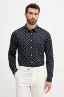 Koszule męskie - Pepe Jeans koszula bawełniana męska kolor granatowy regular z kołnierzykiem klasycznym PM309093 - miniaturka - grafika 1