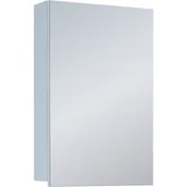 Szafki łazienkowe - Szafka wisząca z lustrem 50 1D White Elita - miniaturka - grafika 1