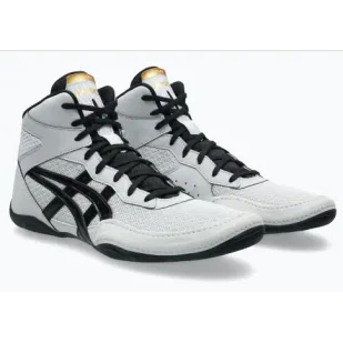 Buty Zapaśnicze Bokserskie Asics Matflex 7 Concrete/Black - Kimona, stroje i obuwie - miniaturka - grafika 1