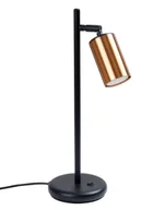Lampy stojące - Lampka na biurko z ruchomym kloszem czarny + miedź - 4X A577 N4-D76 - miniaturka - grafika 1